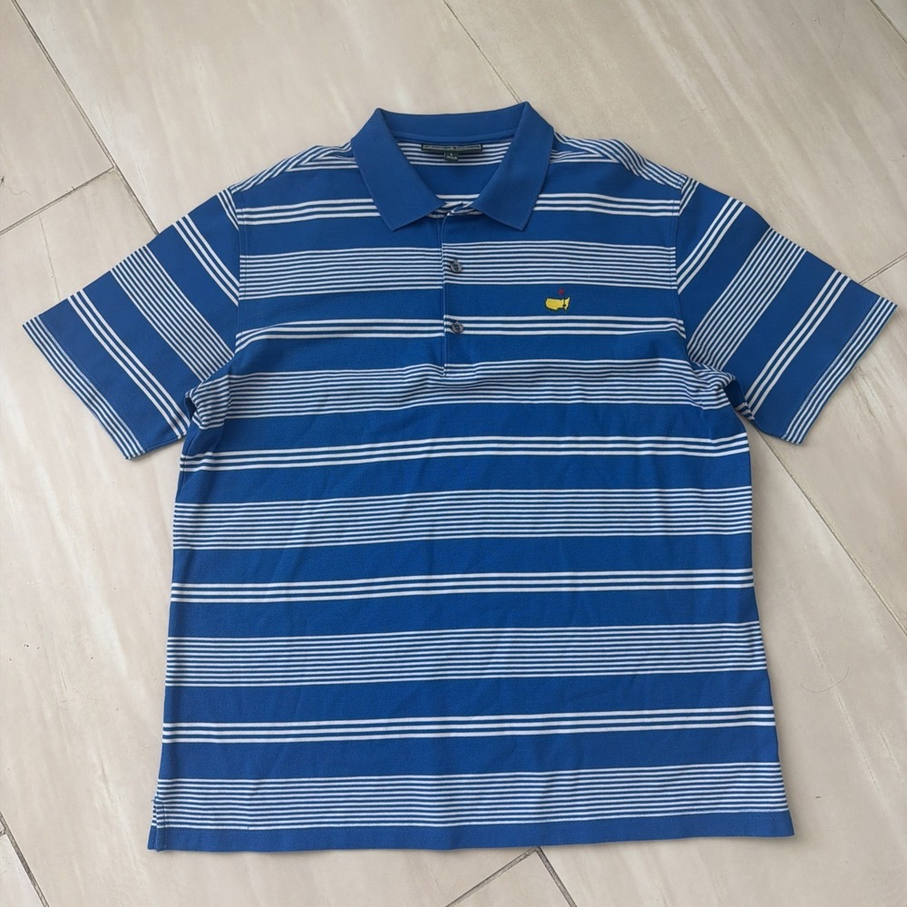 mens masters polo large Blue